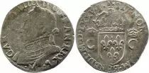 Frankreich Teston Henri III  with portrait of Charles IX - 1575 M Toulouse  - Silver  - 10 nd type - F