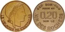 Frankreich Token Marianne - Rock wines ~1960