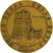 Frankreich Torre de Belem - Lisboa - 1972 - Bronze by F.Santos