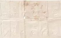 Frankreich Uncut sheet - 6 X10 Sous - Women - 04-01-1792) - Serial 636 - Sign. Guyon
