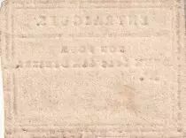 Frankreich Voucher for two sols - Six Deniers - Vaucluse - Entraigues - n&deg;3289