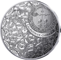 Frankreich Year of the Dragon - 50 Euros 1/4 Oz Gold BE 2024