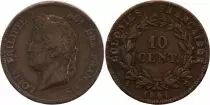 Franz&ouml;sische Kolonien 10 Centimes Louis-Philippe I - 1841 A Paris
