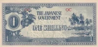 Franz�sische Polynesien 1 Shilling - Japanese Government - 1942 S�rie OC
