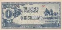 Franz�sische Polynesien 1 Shilling - Japanese Government - 1942 S�rie OC