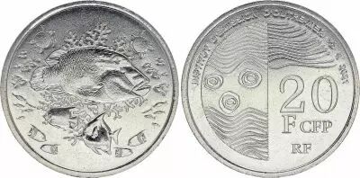Franz�sische Polynesien 20 Francs - Fish - Turtles - 2021