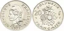 Franz�sische Polynesien 20 Francs - Marian - 1977