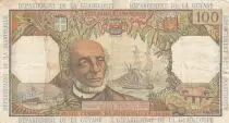Franz&ouml;sischen Antillen 100 Francs Victor Schoelcher - ND (1964) - Serial R.1 - VF - P.10a - 1st signatures