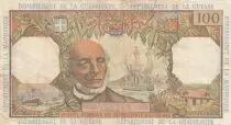 Franz&ouml;sischen Antillen 100 Francs Victor Schoelcher - ND (1964) - Serial R.1 - VF - P.10a - 1st signature