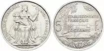 Franz�sisches Ozeanien 5 Francs - Liberty - 1952