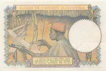 Franz&ouml;sisches Westafrika 5 Francs - 10-03-1938 - P.21