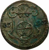 Frederick August I - Silver Pfennig - 1696 Dresde