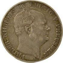 Frederick William IV - Silver Thaler - 1860 A Berlin