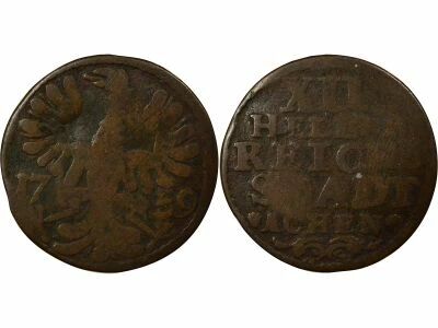 Free City - 12 Heller - 1759 Aix-la-Chapelle