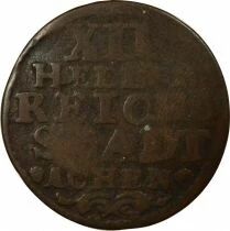 Free City - 12 Heller - 1759 Aix-la-Chapelle