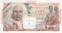 French Antilles 1 NF on 100 Francs - La Bourdonnais - Specimen - ND (1961) - P.1