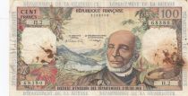 French Antilles 100 Francs - Victor Schoelcher - ND (1964) - Serial H.2 - P.10b