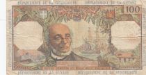 French Antilles 100 Francs - Victor Schoelcher - ND (1964) - Serial K.2 - P.10b