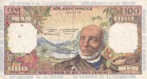French Antilles 100 Francs - Victor Schoelcher - ND (1964) - Serial L.1 - P.10a - 1st signature
