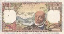 French Antilles 100 Francs - Victor Schoelcher - ND (1964) - Serial L.1 - P.10a - 1st signature