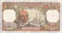 French Antilles 100 Francs - Victor Schoelcher - ND (1964) - Serial L.1 - P.10a - 1st signature