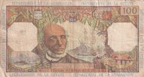 French Antilles 100 Francs - Victor Schoelcher - ND (1964) - Varieties serials - F to F+ - P.10a