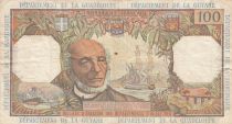 French Antilles 100 Francs Victor Schoelcher - ND (1964) - Serial P.1 - VFi- P.10a - 1st signature