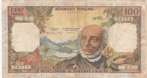 French Antilles 100 Francs Victor Schoelcher - ND (1964) - Serial Q.1 - F+ to VF - P.10a - 1st signature