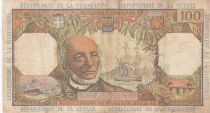 French Antilles 100 Francs Victor Schoelcher - ND (1964) - Serial Q.1 - F+ to VF - P.10a - 1st signature