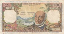 French Antilles 100 Francs Victor Schoelcher - ND (1964) - Serial R.1 - VF - P.10a - 1st signature