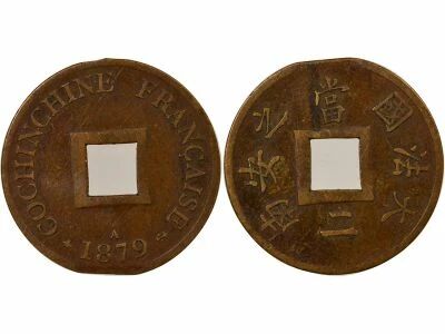 French Cochin-China Cash - 1879 A Paris