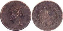 French Colonies 10 Centimes Charles X - 1828  A Paris - VF