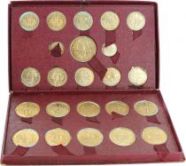 French Colonies Box with 23 Test Strikes -  French Union for Colonies - 1948-1949 Paris