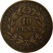 French Colonies Guadeloupe, Louis-Philip - 10 Centimes - 1839 A Paris