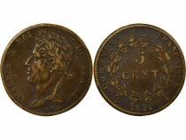 French Guiana & Senegal, Charles X - 5 Centimes - 1825 A Paris