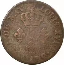 French Guiana Cayenne, Louis XVI - 3 Sous - 1781 A Paris