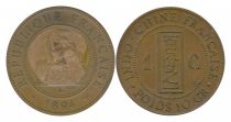 French Indo-China 1 Cent Liberty Seated - Indo-China 1894A Paris