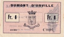 French Indo-China 1 Franc - Dumont D\'Urville - 1936 - C0401 - Kol.208a
