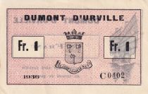 French Indo-China 1 Franc - Dumont D\'Urville - 1936 - C0402 - Kol.208a