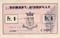 French Indo-China 1 Franc - Dumont D\'Urville - 1936 - C0405 - Kol.208a
