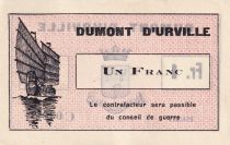French Indo-China 1 Franc - Dumont D\'Urville - 1936 - C0405 - Kol.208a