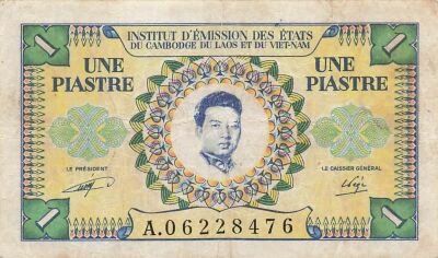 French Indo-China 1 Piastre - Cambodia - ND (1953) - P.93