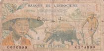 French Indo-China 1 Piastre - Farmers 1942