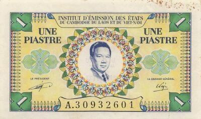 French Indo-China 1 Piastre - ND (1953) - Vietnam - P.104