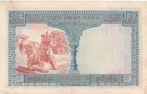 French Indo-China 1 Piastre - Trees - ND (1954) - Serial K10 - P.105