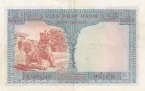 French Indo-China 1 Piastre - Trees - ND (1954) - Serial P33  - P.105