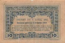 French Indo-China 10 Cents - 1919 - P.43
