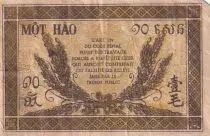 French Indo-China 10 Cents - Brown - ND (1942) - Serial AY - P.89a