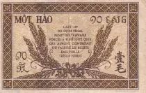 French Indo-China 10 Cents - Brown - ND (1942) - Serial GX - P.89a