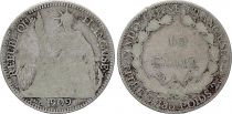 French Indo-China 10 Cents Liberty Seated - Indo-China 1909 A Paris - Silver - KM.9 - VG